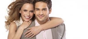 smiling couple