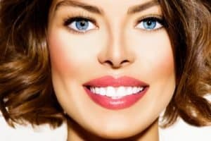 woman smiling